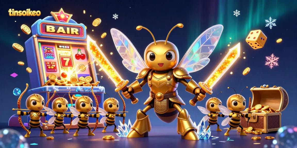 Win big with tinsoikeo as the golden hornet leads a vibrant casino adventure!
