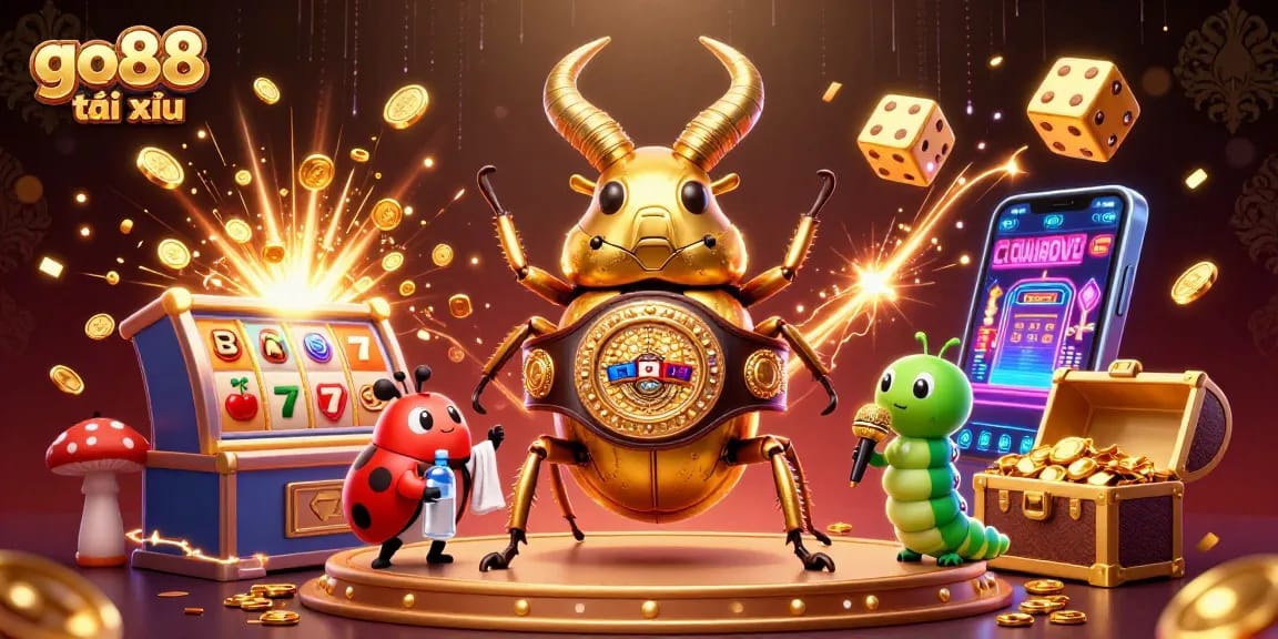 Win big with go88 tài xỉu in a dynamic casino scene featuring exciting characters and action.