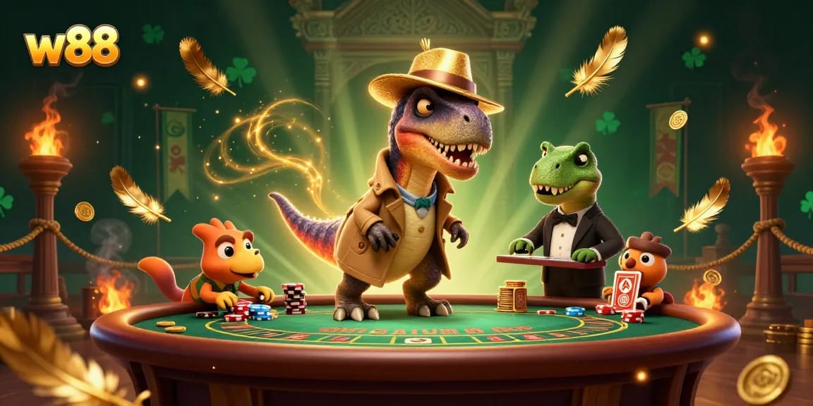 w88 delivers immersive gaming experiences with unique casino characters and thrilling elements in action.
