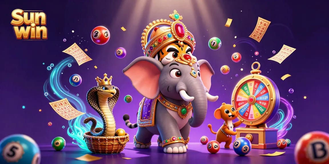 Engage in thrilling gameplay with Sun win at a vibrant casino scene featuring dynamic elements and captivating characters.