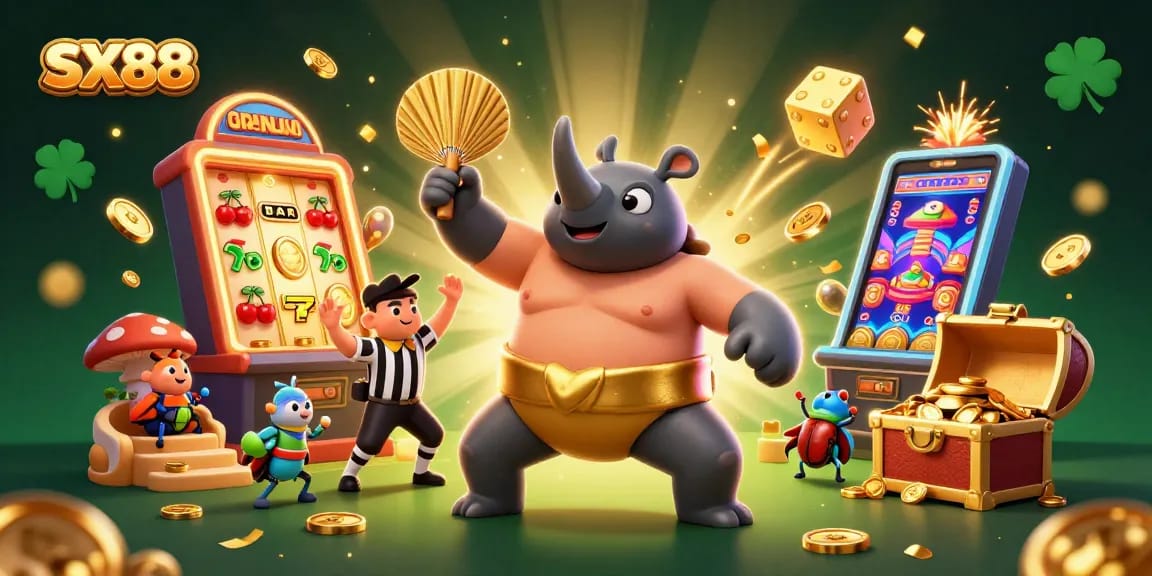 SX88 energizes the casino experience with a dynamic beat, as golden coins spill and jackpots explode.