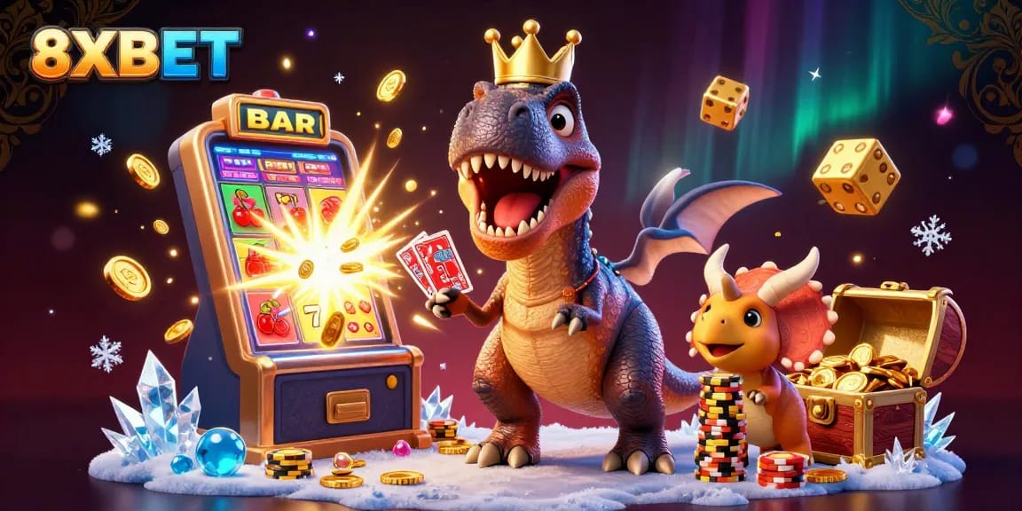 Experience exhilarating gaming moments at 8XBET with friendly characters and jackpot excitement!