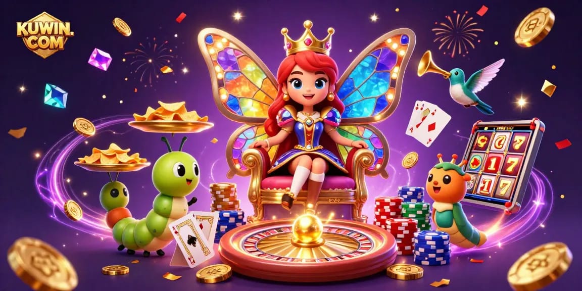 Experience thrilling gameplay at KUWIN. COM with an engaging and colorful casino scene.