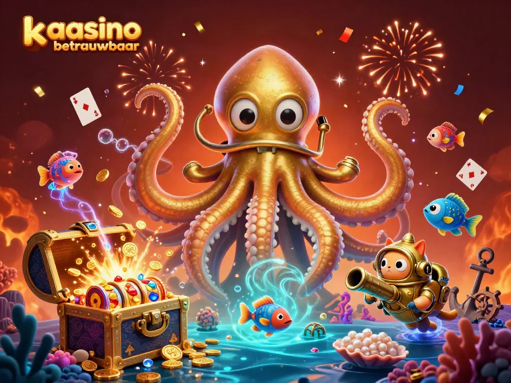 Engage with the thrilling experience of kaasino betrouwbaar through immersive gaming visuals featuring golden treasures and exciting game elements.