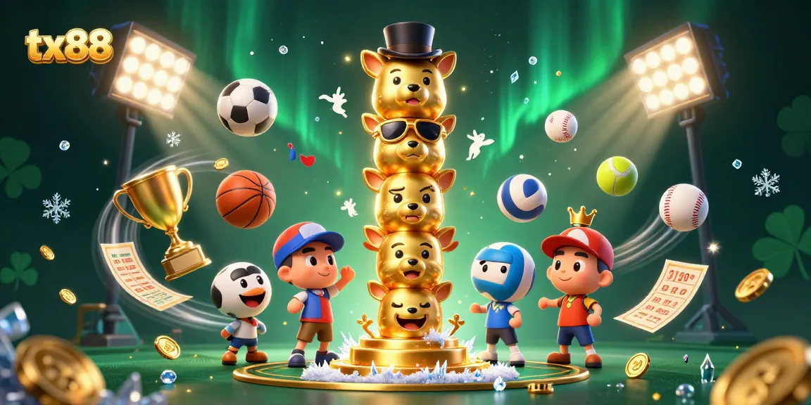 Engage with tx88's vibrant, dynamic casino experience filled with sports excitement and festive elements.