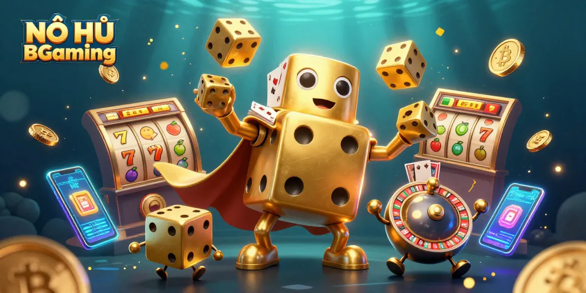NỔ HŨ BGaming showcases exciting slot experiences with vibrant characters and interactive game elements.