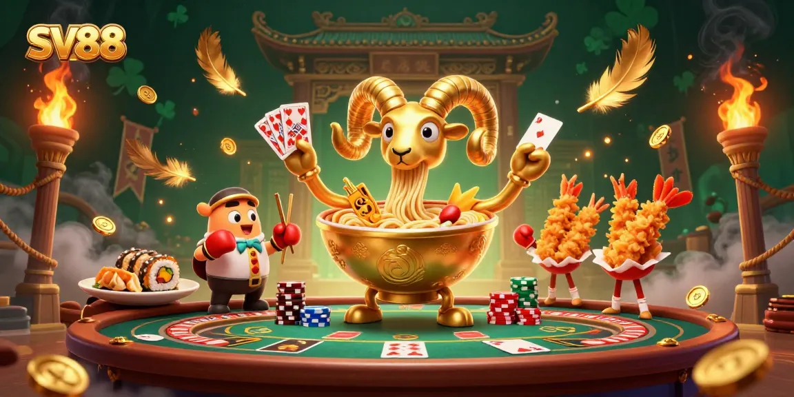 Feel the excitement at SV88 Live Casino with vibrant characters and dynamic gaming elements.