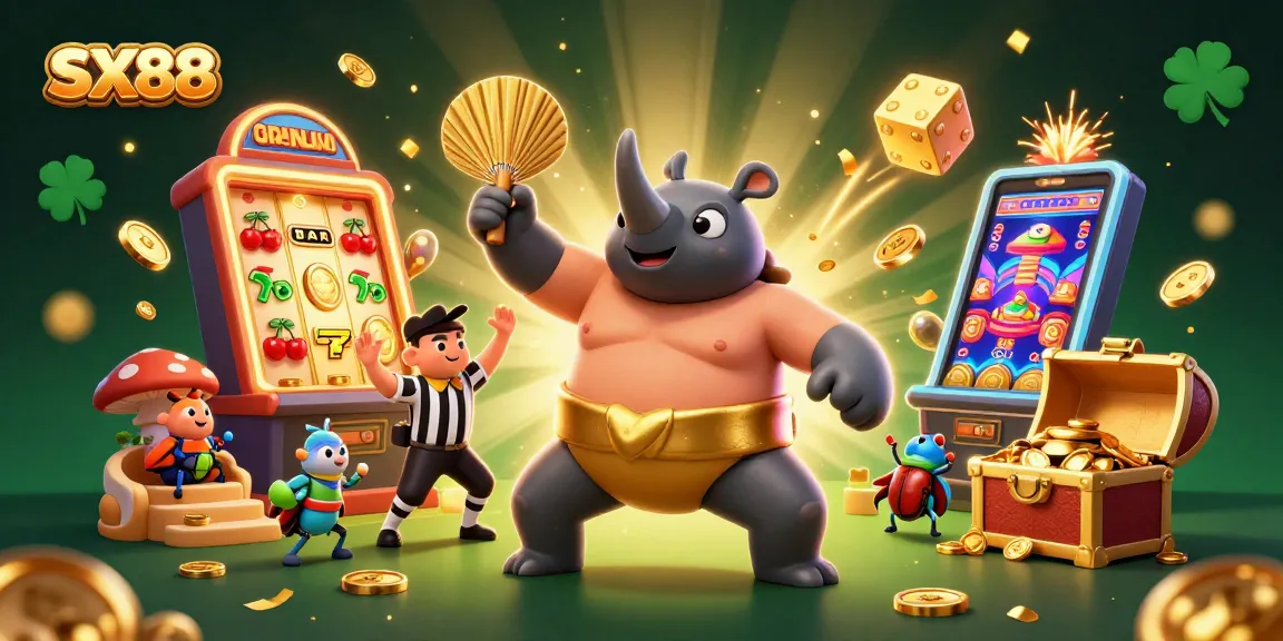 SX88 energizes the casino experience with a dynamic beat, as golden coins spill and jackpots explode.