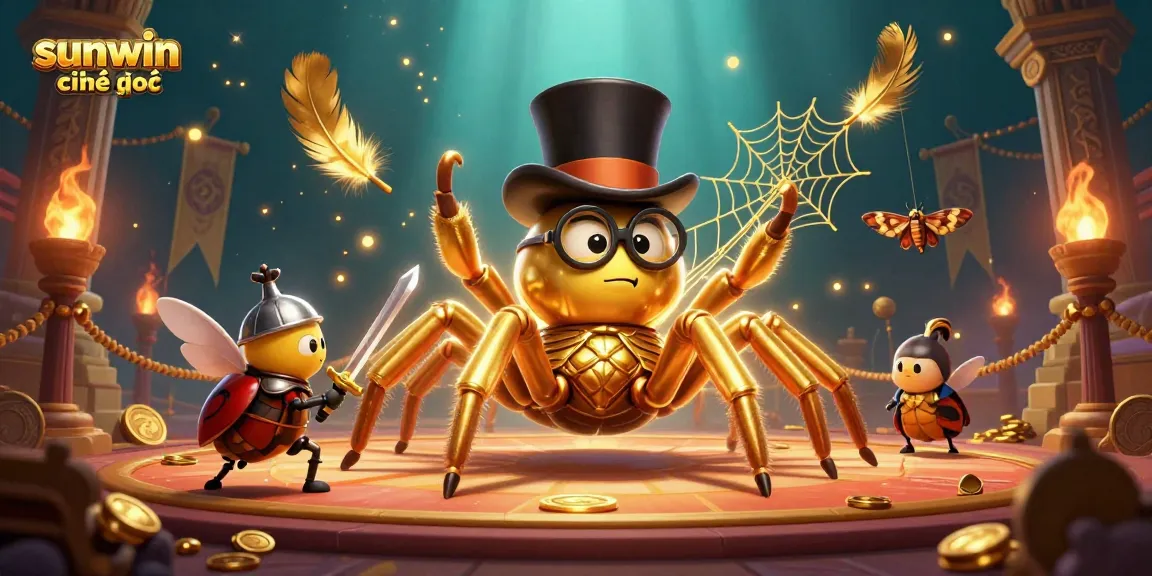 Join the thrilling adventure at sunwin chính thức with our golden tarantula and beetle knight!
