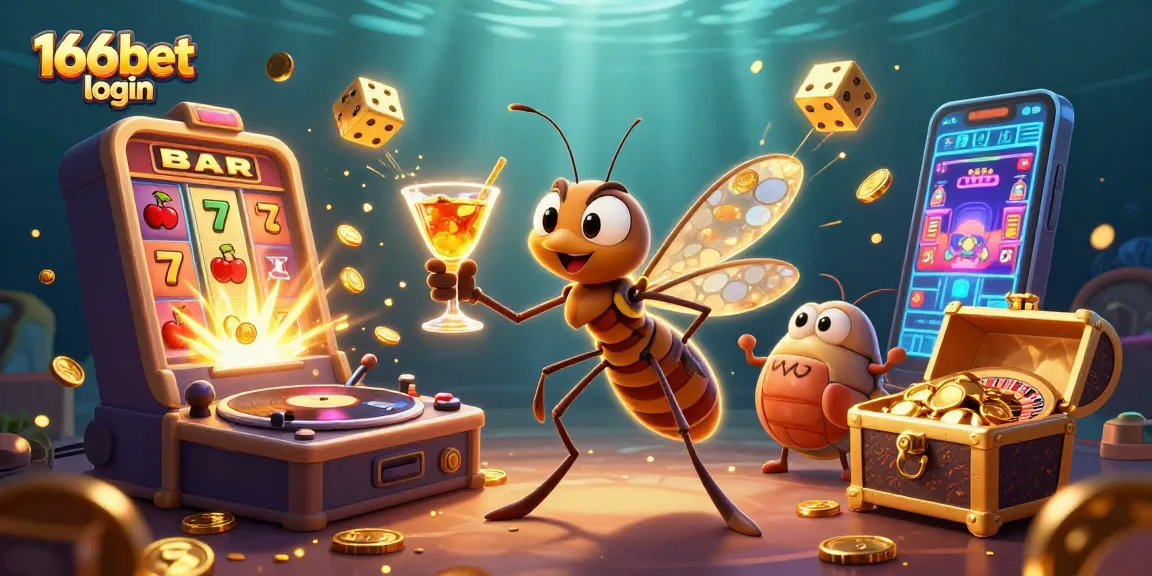 Experience 166bet login excitement with dynamic characters and vibrant casino elements.