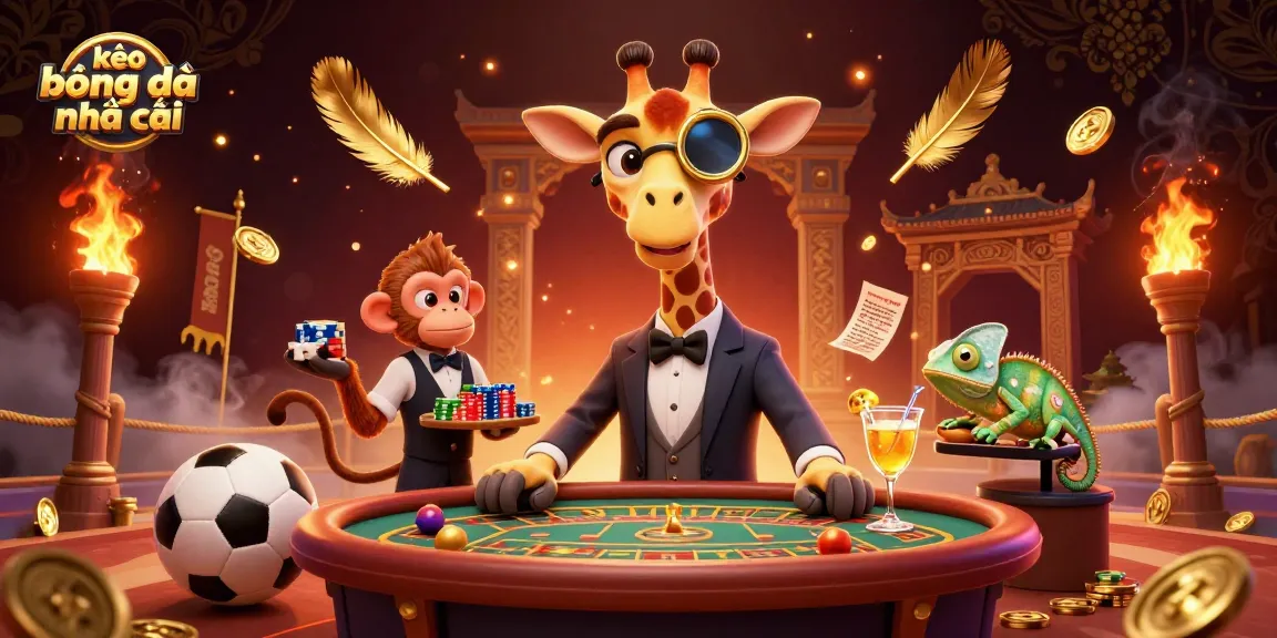 Engage with the thrilling world of kèo bóng đá nhà cái featuring vibrant characters in a dynamic sports betting scene.