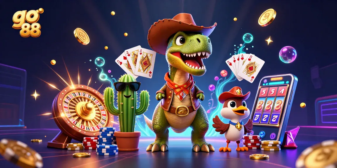 Engage in exciting play at go 88 with thrilling characters and vibrant casino elements.