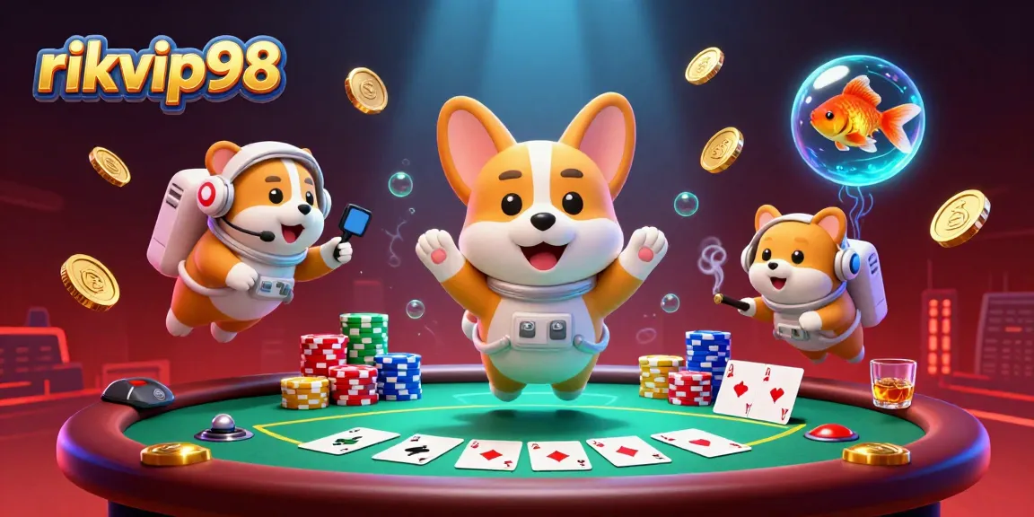 Experience exciting gameplay with rikvip98 in a vibrant space casino filled with poker action.